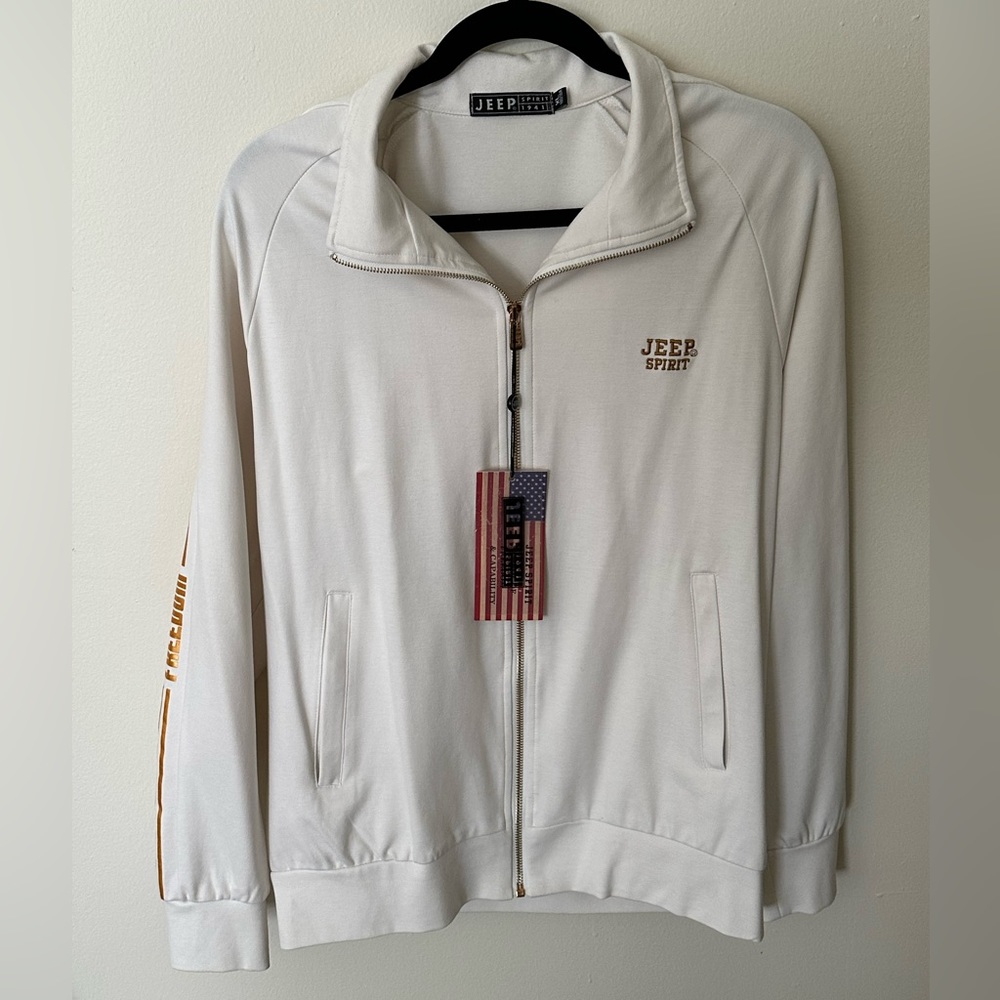 Jeep Spirit Zip-up Jacket White